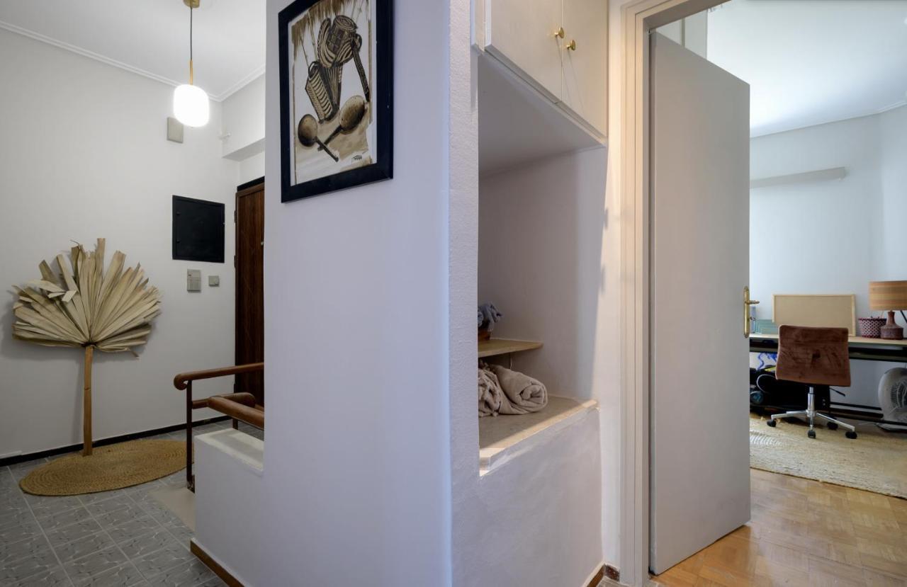 Relaxed Art Deco Maisonette Pagrati Athene Buitenkant foto